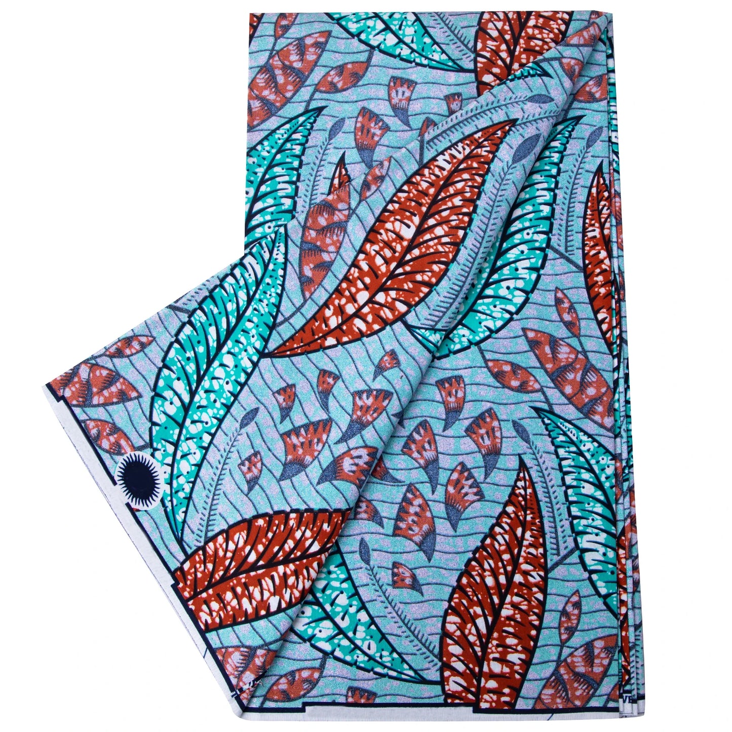 100% Cotton African Ankara Wax Fabric - 6 Yards Party Dress Sewing & Craft Print