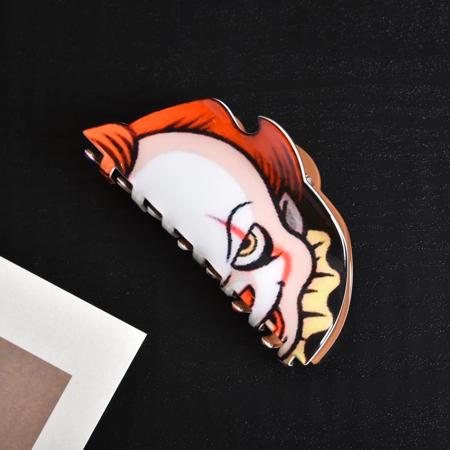Muweordy Halloween Hair Clip | Funny Large Mask, Crab & Shark Hairpin for Women & Girls