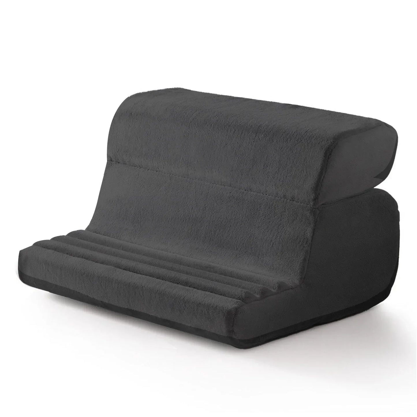 Xnyocn Foldable Tablet Pillow Stand – Soft Lap & Desk Holder with Stylus Pocket for iPad Pro