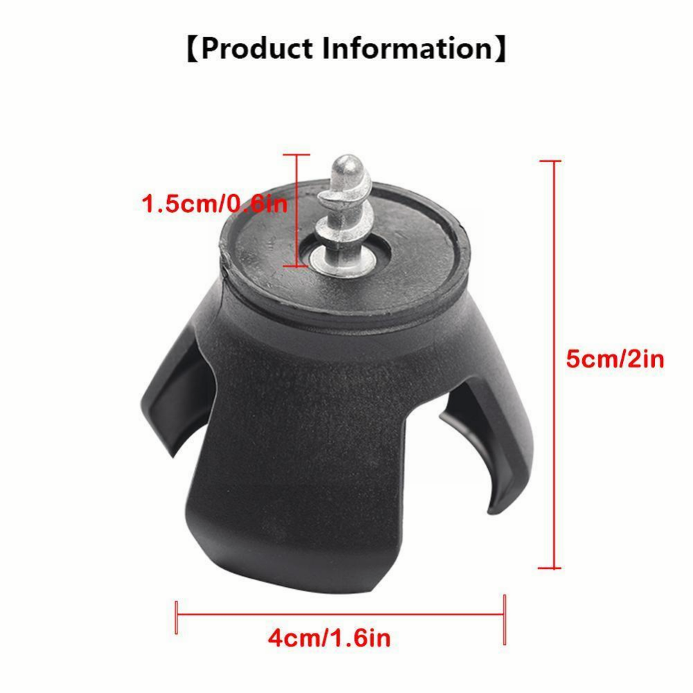 Golf Ball Picker Clamp – Rubber & Zinc Alloy Ball Pickup Tool, Convenient Golf Accessories & Training Aid