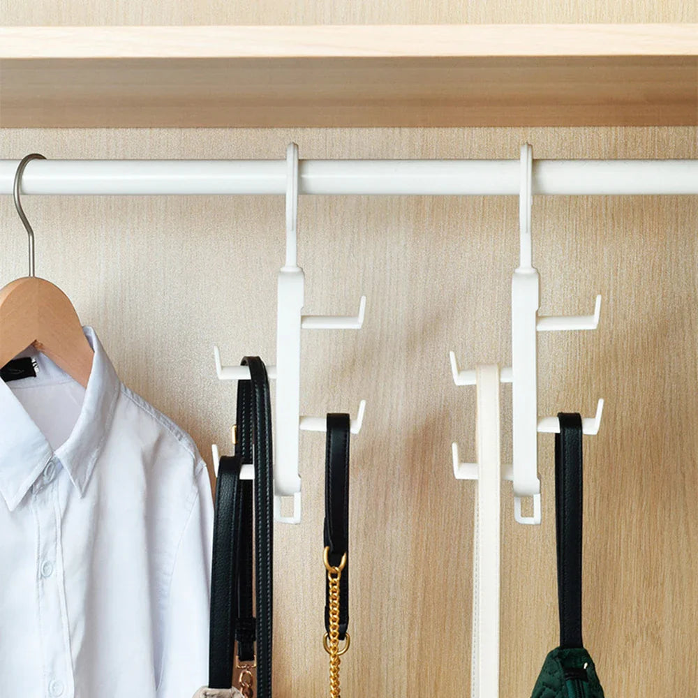 Multifunctional Bag Storage Tool - Wardrobe Clothes Rack, Traceless Hanging Bag Rack, Hat Door Hook, Non-Perforated Hanging Hook