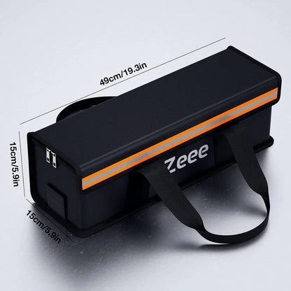 Zeee Lipo Safe Bag – Large Capacity Fireproof & Explosion-Proof Battery Storage Bag for Ebike & RC Parts