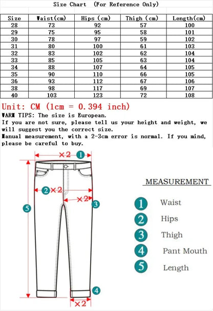 Men's Slim Fit Business Casual Denim Trousers – Comfortable Stretch Pants, Light Luxury Fashion for Men