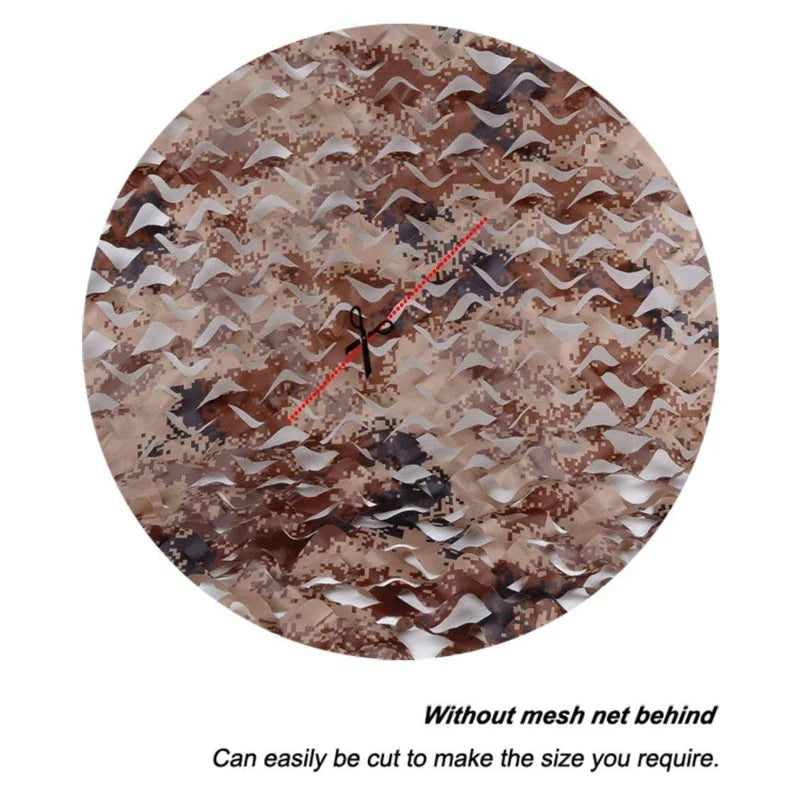 Military Camouflage Net - Hunting Garden Gazebo & Car Awning Shade Cover in Jungle, Desert & Outdoor Colors