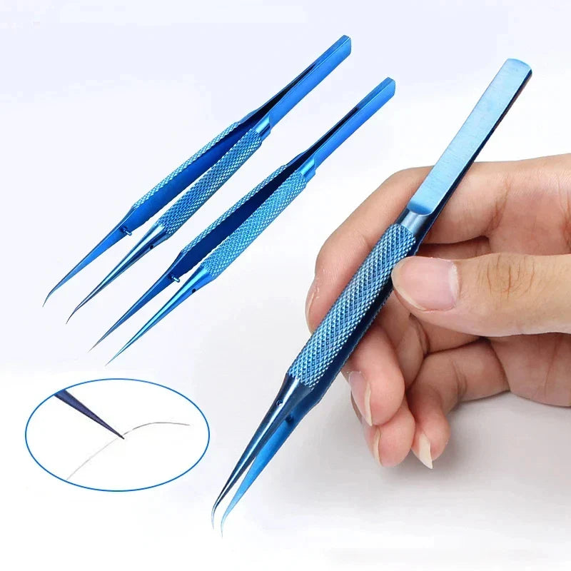 Precision Titanium Alloy Tweezers — Professional Antimagnetic Electronics Repair Forceps