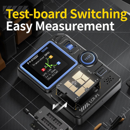 FNIRSI LCR-P1 Multifunctional Transistor Tester & LCR ESR Multimeter for Diodes, Capacitance, Resistance