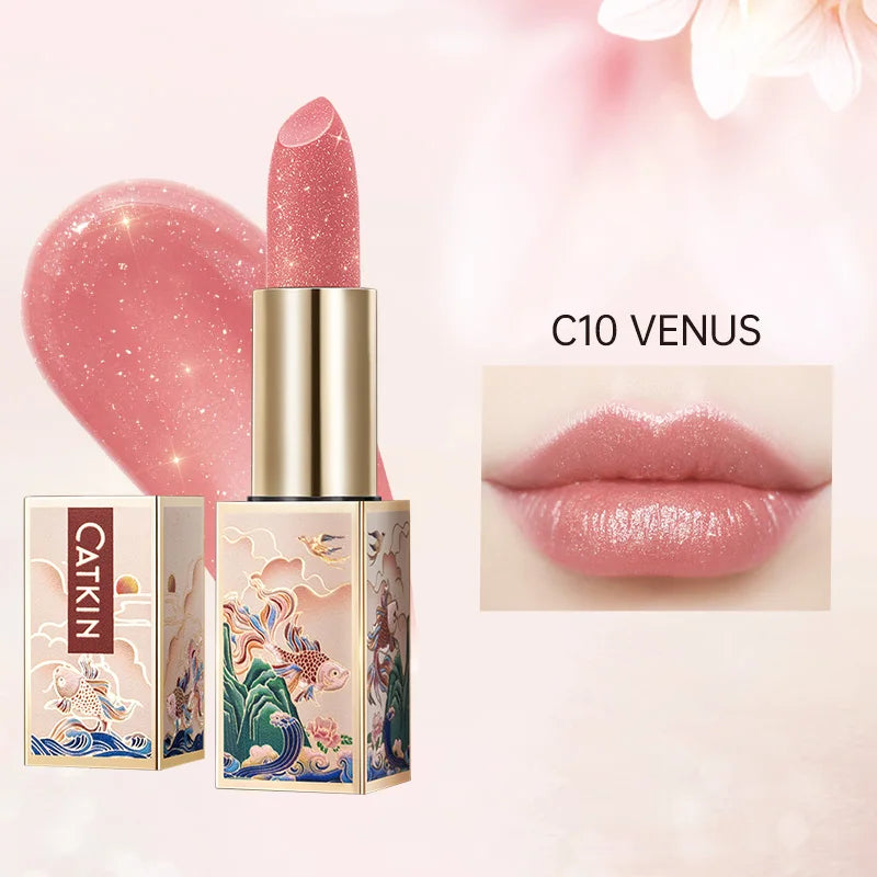 CATKIN Sparkling Lip Balm – Moonlight Color-Changing Lipstick, New Series Hydrating Lip Care