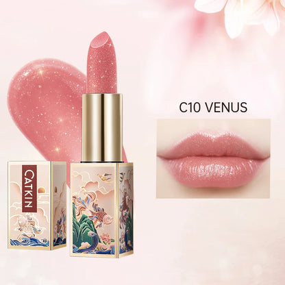 CATKIN Sparkling Lip Balm – Moonlight Color-Changing Lipstick, New Series Hydrating Lip Care