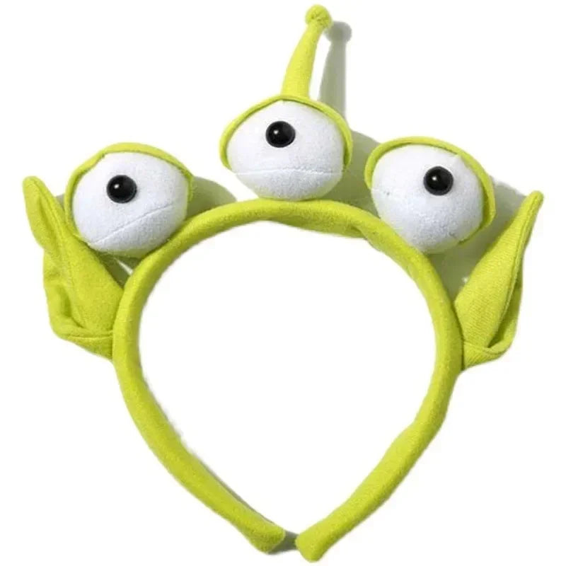 Toy Story Character Headbands - Sequin Bow, Woody, Buzz Lightyear & Alien Hair Accessories for Girls