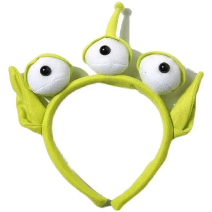 Toy Story Character Headbands - Sequin Bow, Woody, Buzz Lightyear & Alien Hair Accessories for Girls