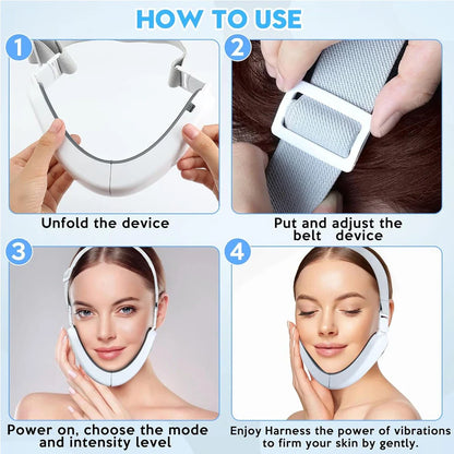 Electric Face Massager Set – 5 Modes, 12 Intensity Levels for Daily Facial Care