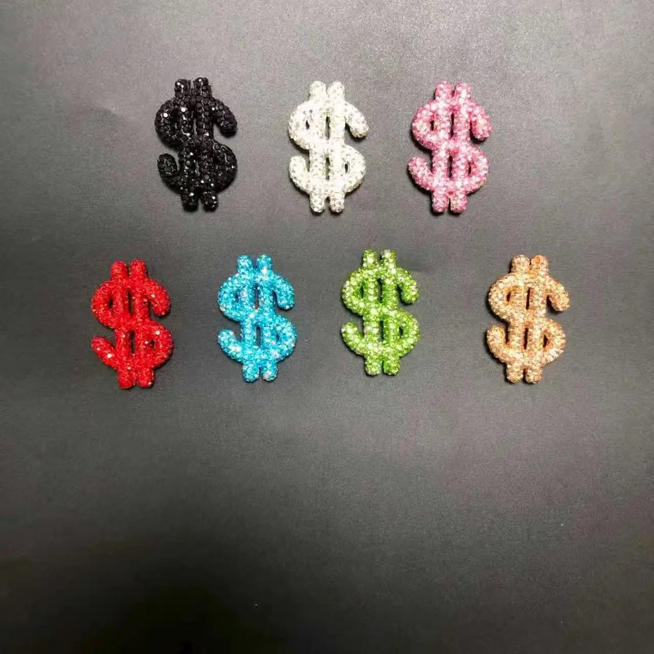 43PCS Luxury Charm Set — Diamond Bow, Perfume Bottle, Butterfly & Lip Decorations for Phone Case, Purse, and DIY Crafts