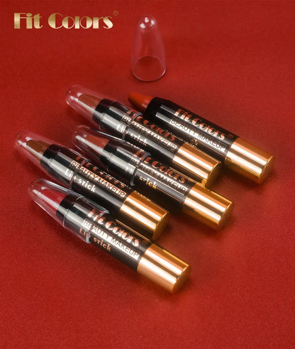 Moisturizing Crayon Lip Gloss Stick – Velvet Long-Lasting, Waterproof Jelly Tint Lipstick & Liner Pen
