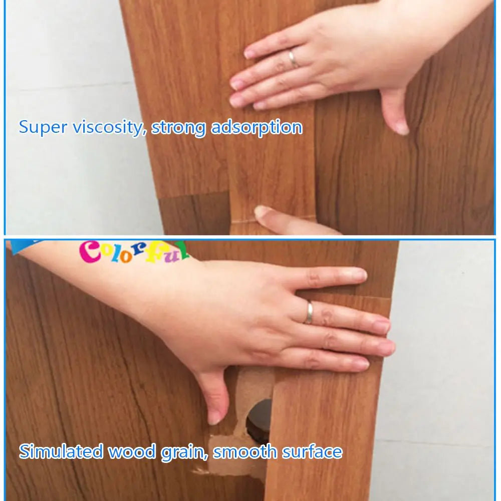 Wood Grain Repair Adhesive Tape - 5.7cm/8cm Floor Furniture Renovation Sticker for Skirting Lines Home Decor