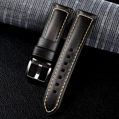 Genuine Calfskin Leather Watch Strap – 20mm & 22mm for Huawei Watch GT 4/3, Amazfit GTR & Galaxy Watch 5/6
