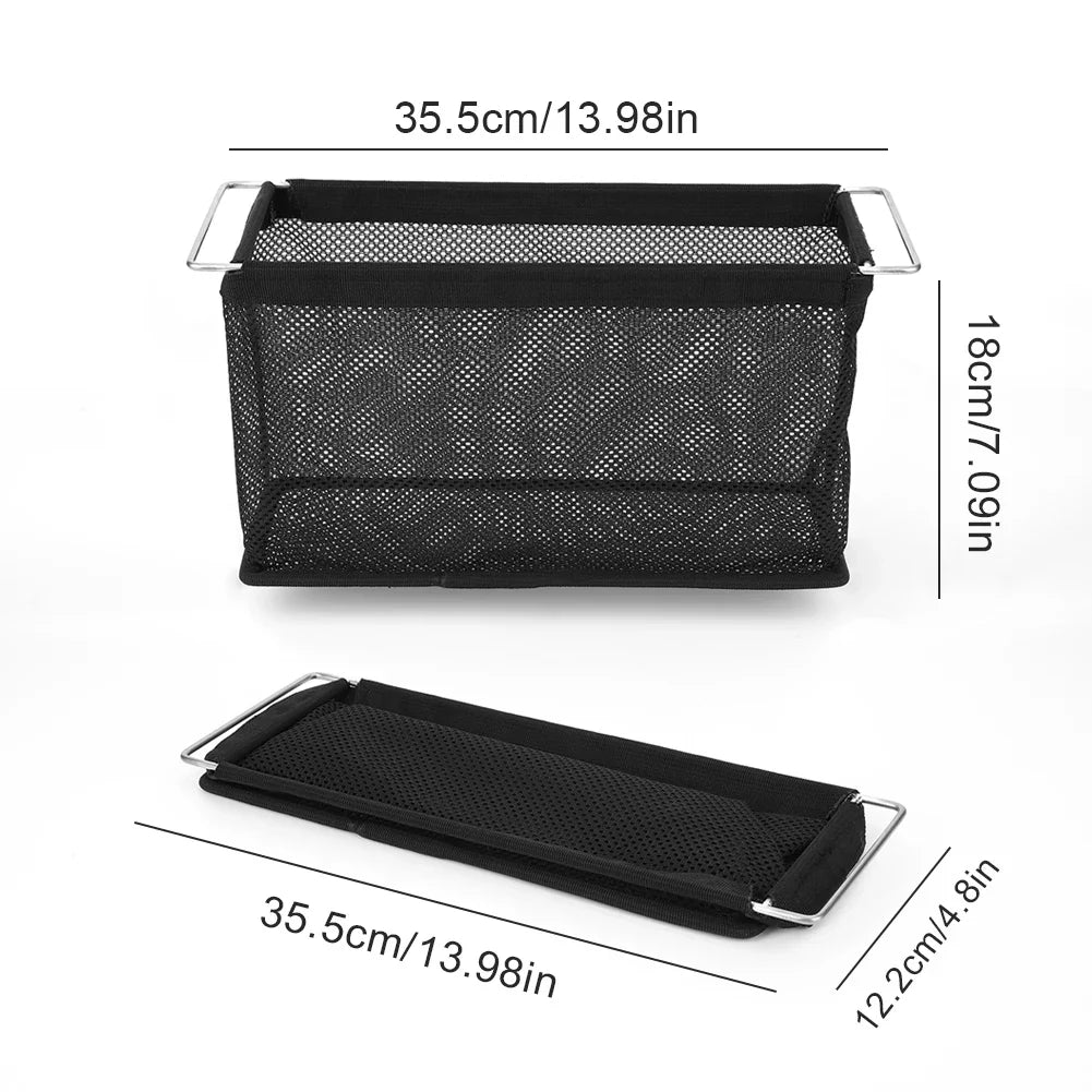 Portable Folding IGT Mesh Drain Basket – Camping Storage Box for Outdoor IGT Table Accessories
