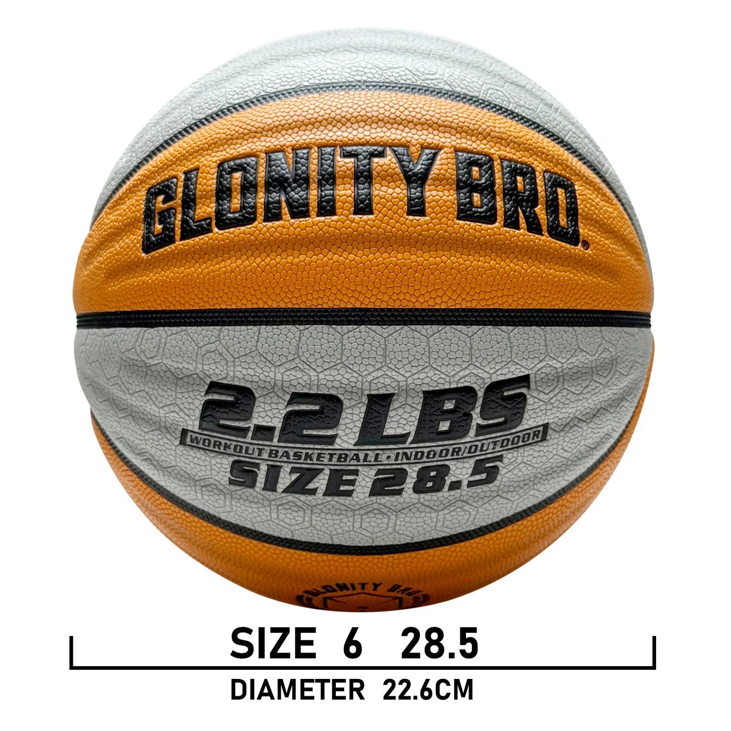 Heavy Weighted Basketball 28.5"/29.5" – Non-Slip Training Ball for Dribbling, Passing & Rebounding