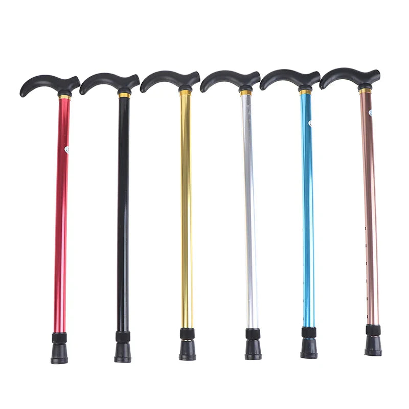 Adjustable Walking Stick – 2-Section Anti-Skid Crutch for Seniors & Hiking