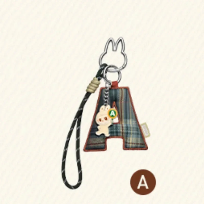 POP MART Labubu The Monsters Pin — Love Series Letter Pendant Blind Box, Mystery Toy Figure Ornament