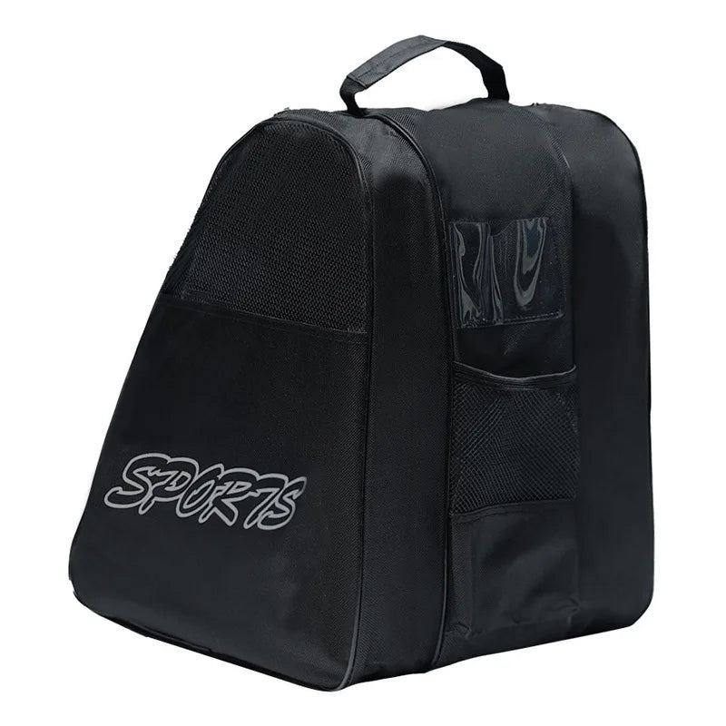 Portable Roller Skates Bag – Large Capacity Breathable Storage for Kids’ Inline & Ice Skates