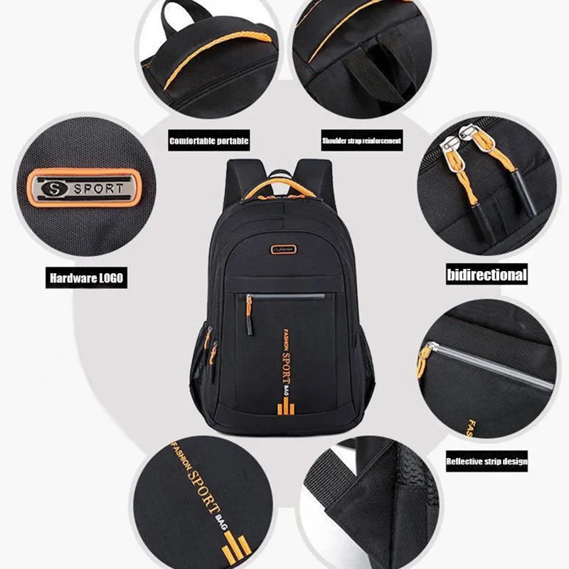 Ladies’ Korean-Style Backpack — Trendy Large Capacity Student Travel Bag for High School & Middle School