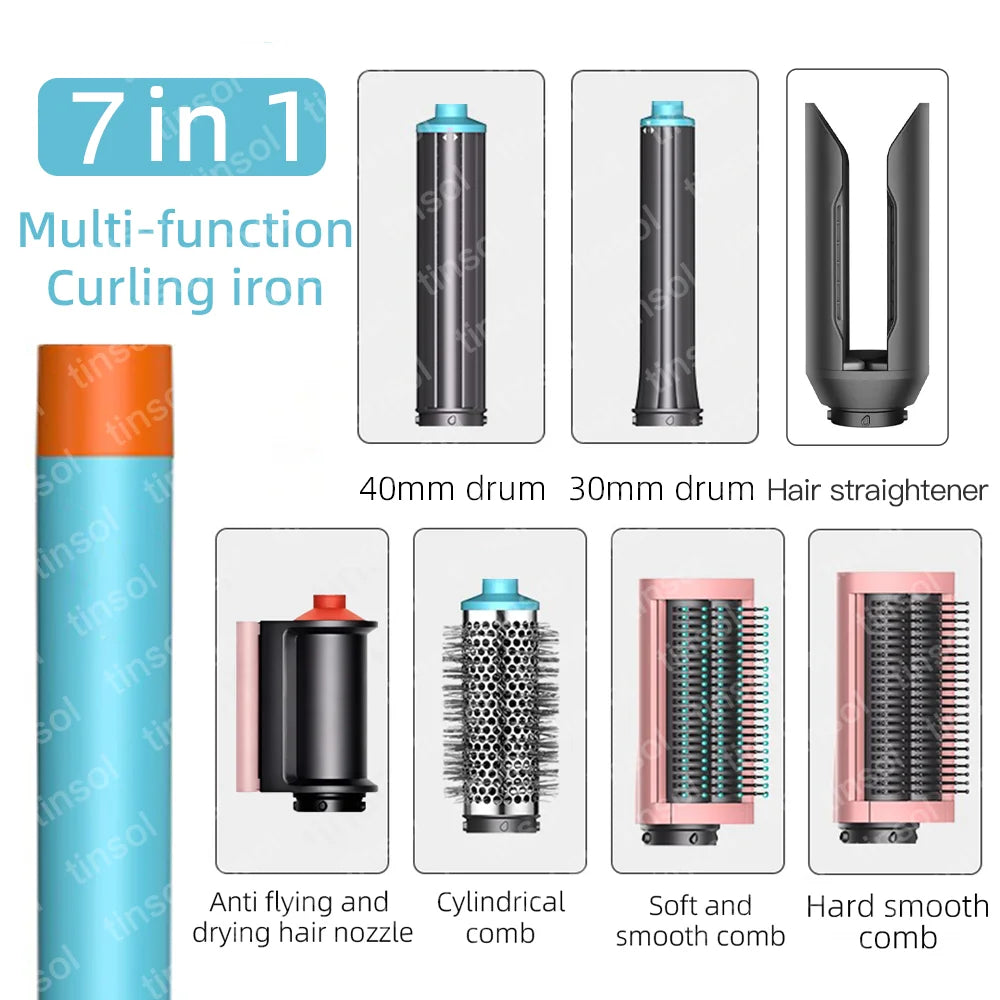 7-in-1 Multifunctional Hair Styling Set – Curling Iron, Hair Dryer & Straightener for Salon-Quality Home Styling