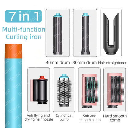 7-in-1 Multifunctional Hair Styling Set – Curling Iron, Hair Dryer & Straightener for Salon-Quality Home Styling