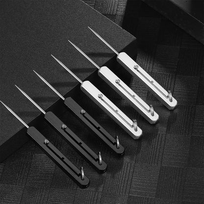 Portable Titanium Toothpicks with Metal Holder - High-Quality Toothpick for Outdoor Picnic and Camping