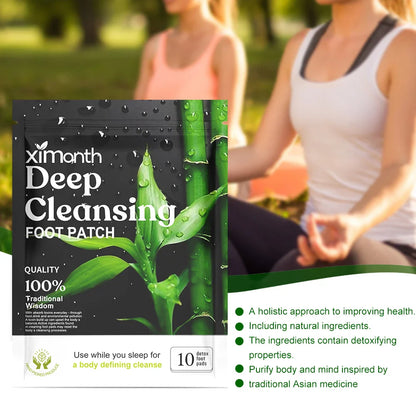 Natural Detox Foot Patches – 10-50PCS/Bag, Herbal Stress Relief, Deep Sleep, and Foot Care Detox Stickers