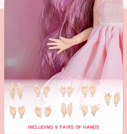 ICY DBS Blyth Doll – 1/6 Joint Body BJD Anime Doll, 30cm White Skin Matte Face Special Combo Toy