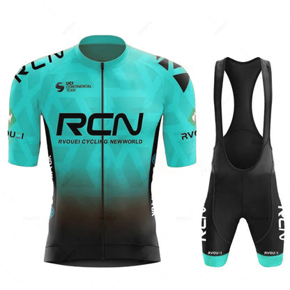2025 RCN Team Cycling Jersey Set – Summer Breathable Road & MTB Bike Riding Uniform, Sports Cycling Kit