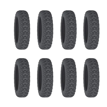 8pcs Travel Luggage Wheel Covers | Silicone Casters Protection for Suitcase, Noise-Reducing
