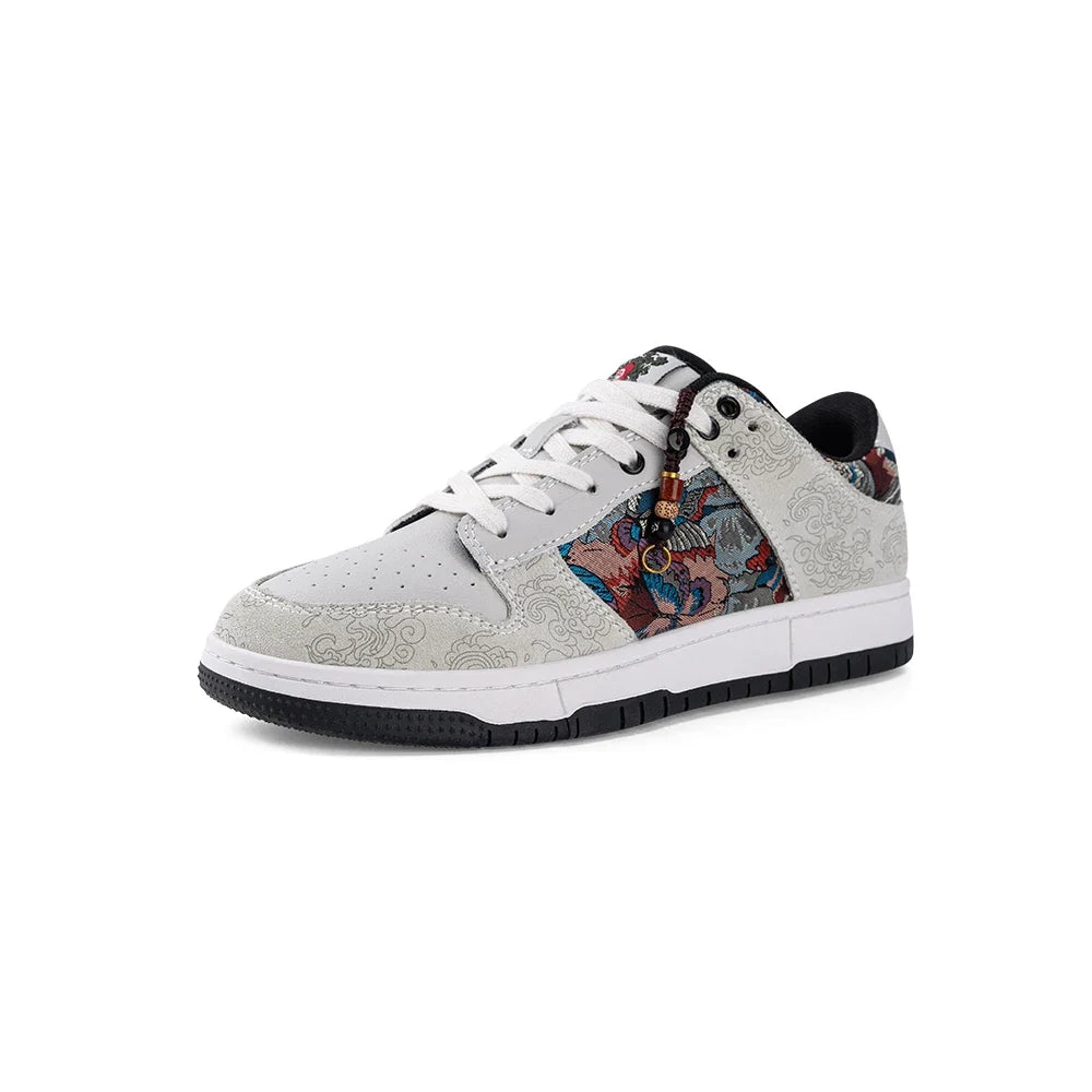 Mr.A Personalized Embroidered Men's Shoes - Trendy Casual Sports Lace-Up Sneakers for Everyday Wear