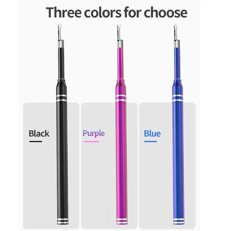 3-in-1 Smart Ear Cleaner Endoscope with Earwax Remover & Otoscope - 5.5mm, Android/PC Type-C Compatibility