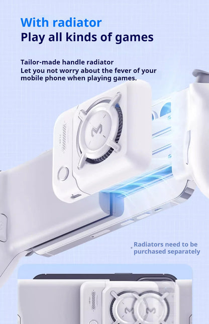 Memo S3 Gamepad Type-C Mobile Controller – Hall Effect Stretch Handle, Joystick for Android, PS Cloud Gaming, Customizable