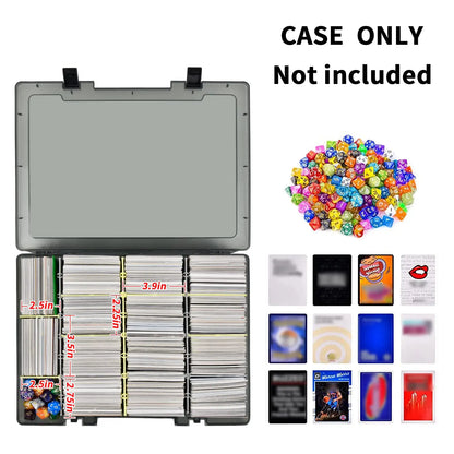 2300+ Trading Card Storage Box – Playing Card Case Organizer for PM TCG, Yu-Gi-Oh, CAH & Phase 10
