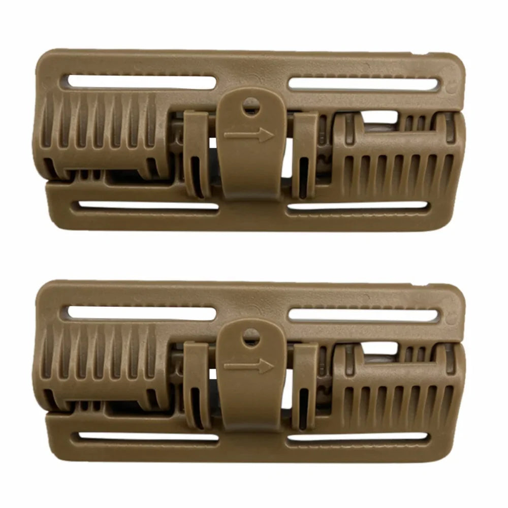 2PCS Tactical Vest Quick Release Buckle Kit - Molle Strip Module Buckle for Quick Disassembly, Tactical Fixture for Hunting
