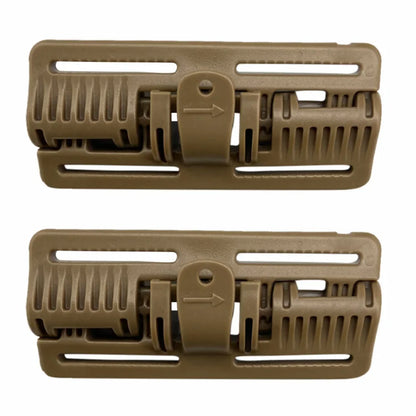 2PCS Tactical Vest Quick Release Buckle Kit - Molle Strip Module Buckle for Quick Disassembly, Tactical Fixture for Hunting
