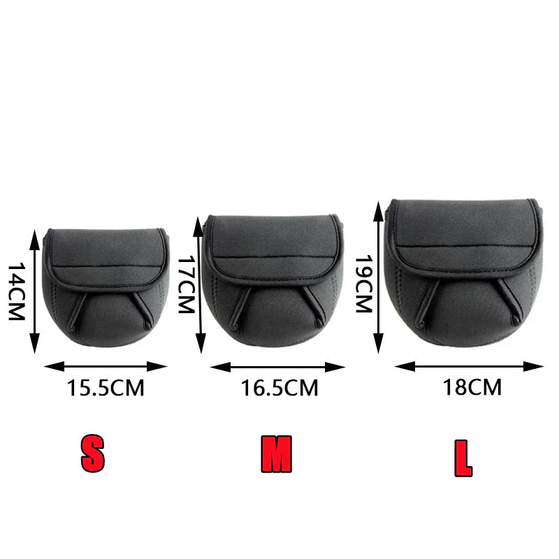 Portable Waterproof Fishing Reel Cover Bag – Spinning Wheel Protective Storage Case (1–3PCS Set) for Outdoor Fishing Gear