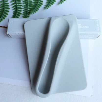 Silicone Lipstick Clip & Card Holder for Phone Case – Anti-Fall Lip Gloss Holder with Kickstand, Liquid Silicone Mobile Case