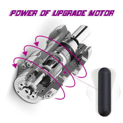 USB Rechargeable Mini Bullet Vibrator - 10 Speed Clitoral & G Spot Massage Stimulator for Women