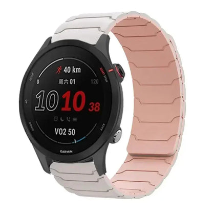 22mm Magnetic Silicone Watch Strap for NORTH EDGE APACHE-46 – Sport Replacement Wristband Bracelet Accessories