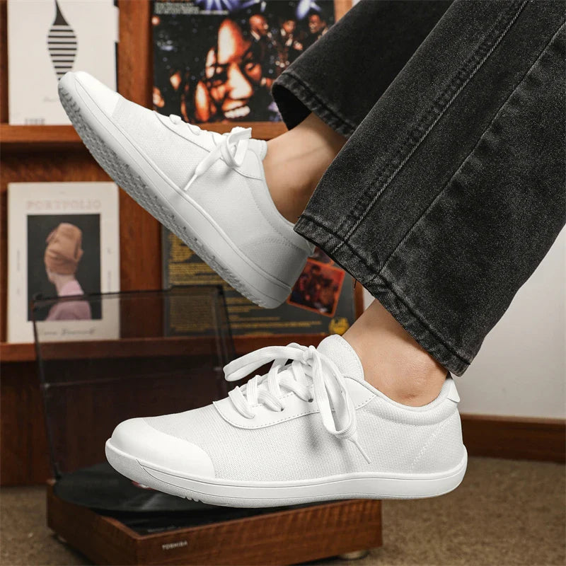 SNORW Wide Barefoot Shoes - Zero Drop Casual Sneakers for Men & Women, Perfect for Outdoor Trail Running