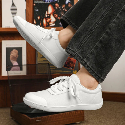 SNORW Wide Barefoot Shoes - Zero Drop Casual Sneakers for Men & Women, Perfect for Outdoor Trail Running