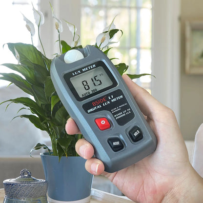Illuminate with Precision: BSIDE Lux Meter Digital Illuminometer - Pocket Light Meter Lux/FC Measure Tester Sensor Photometer, 0~200,000lux LCD Display