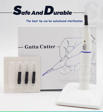 Dental Endo Gutta Percha Cutter with 4 Tips – Teeth Whitening & Oral Hygiene Dental Equipment