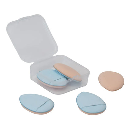 5/10Pcs Mini Finger Puff Foundation Sponge Set for BB Cream, Concealer & Powder - Makeup Applicator Tools