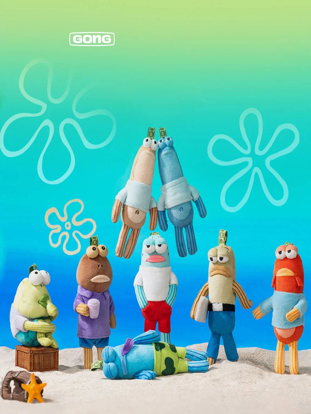 Genuine Fish Buddies Series Blind Box Toys — Funny Ocean Figures & Cartoon Dolls for Kids