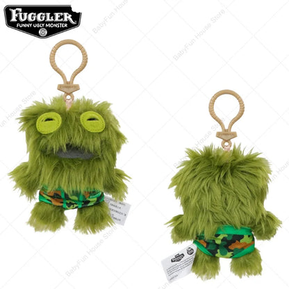 Original Fuggler Ugly Teeth Plush Keychain – Wide-Eyed Monster, Alien & Rabbit Peluche Pendant Toy