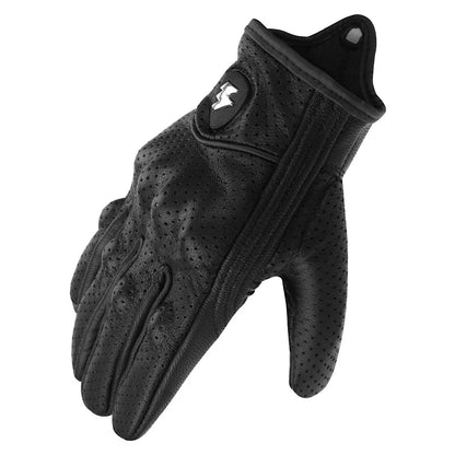 3XL Goatskin Leather Motorcycle Gloves – Men & Women Moto Gloves for Electric Bikes